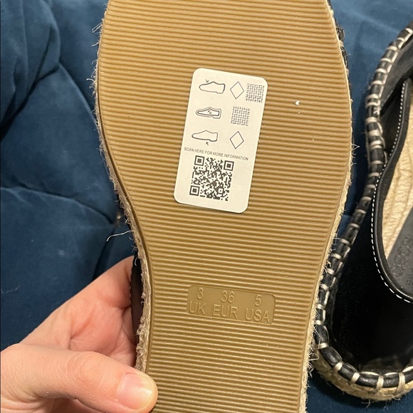 ASOS Black Espadrille Flats - Picture 3 of 5